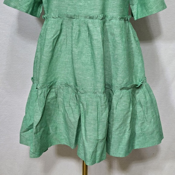 Tuckernuck Emerald Ruffle Mini Dress - Picture 4 of 12
